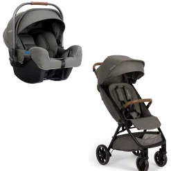 Travel Systems-Nuna TRVL LX + Pipa Car Seat (Granite)