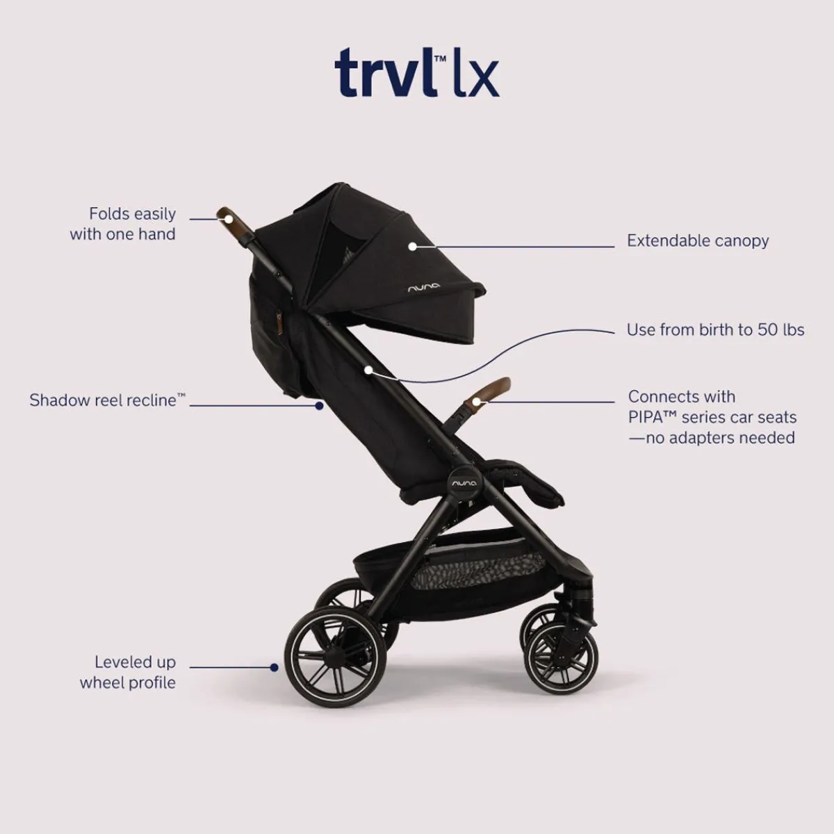 Travel Strollers-Nuna TRVL LX Stroller