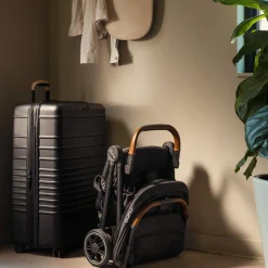 Travel Strollers-Nuna TRVL Stroller Caviar