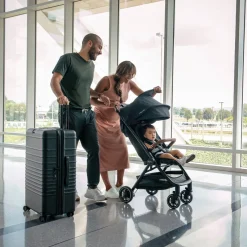 Travel Strollers-Nuna TRVL Stroller Caviar