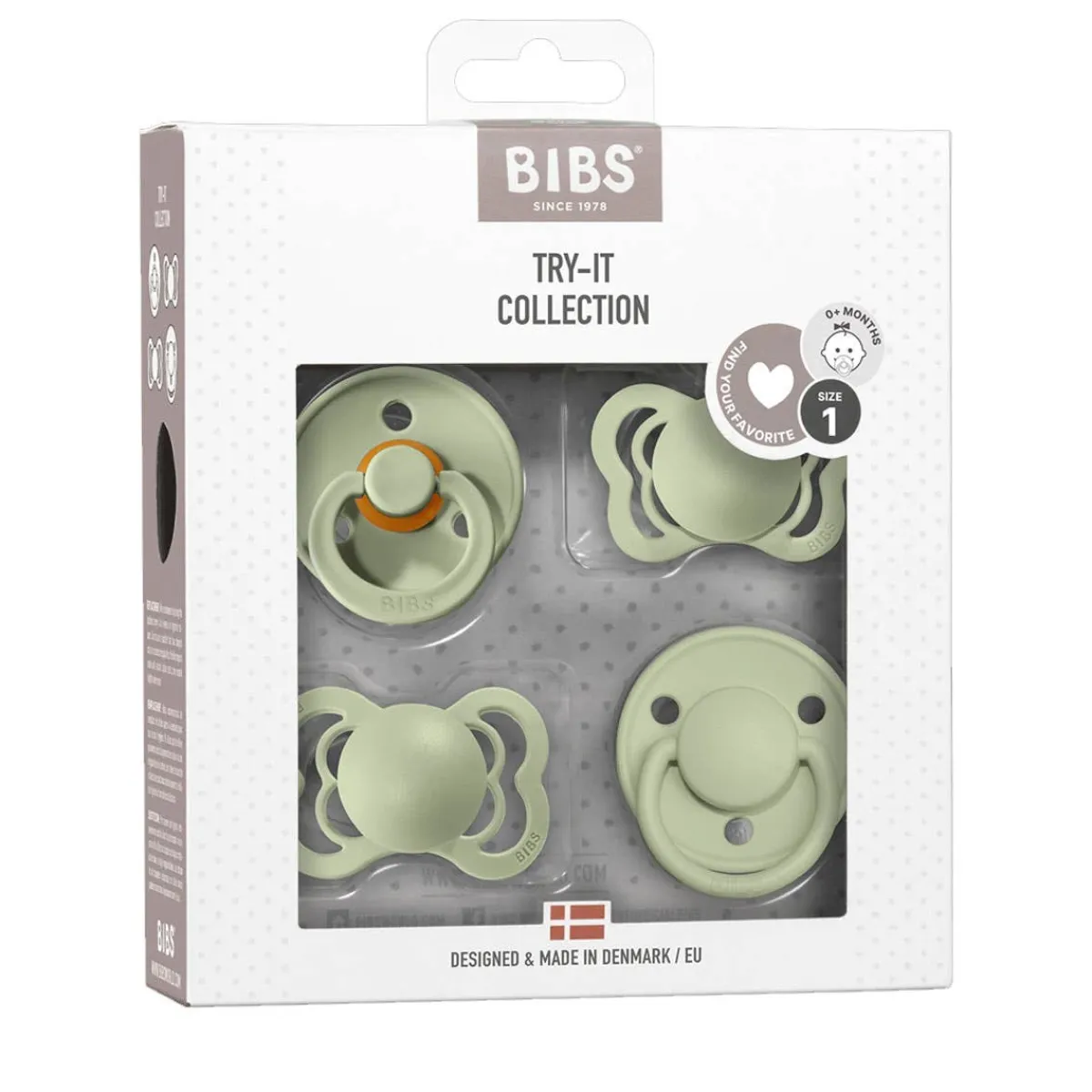 Pacifiers + Clips-Bibs Try-It Collection