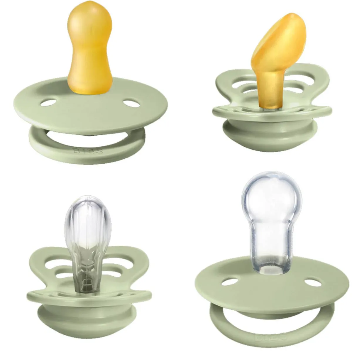 Pacifiers + Clips-Bibs Try-It Collection