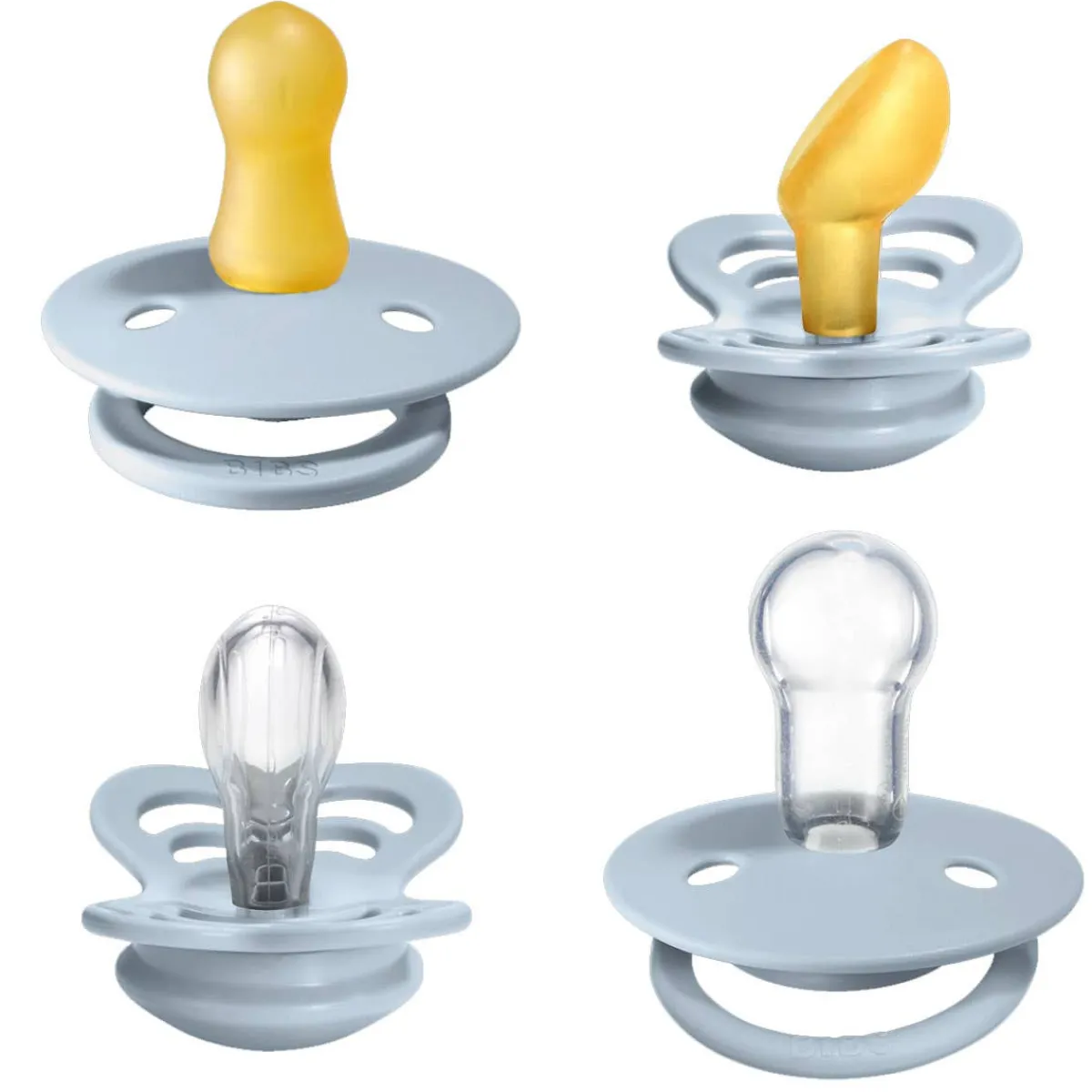 Pacifiers + Clips-Bibs Try-It Collection