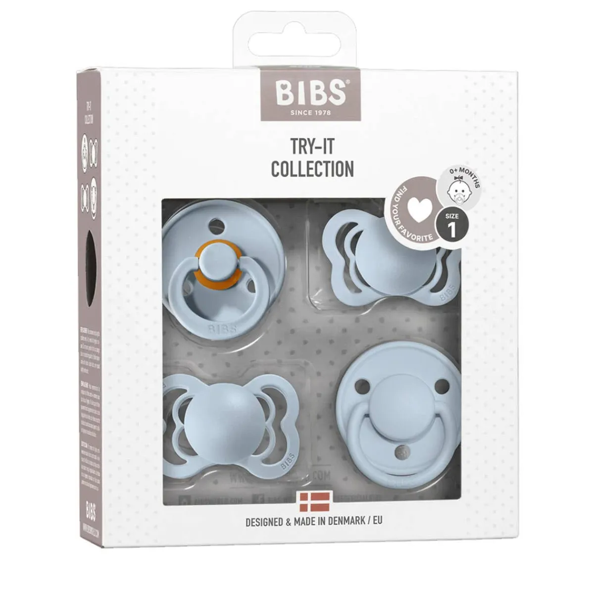 Pacifiers + Clips-Bibs Try-It Collection