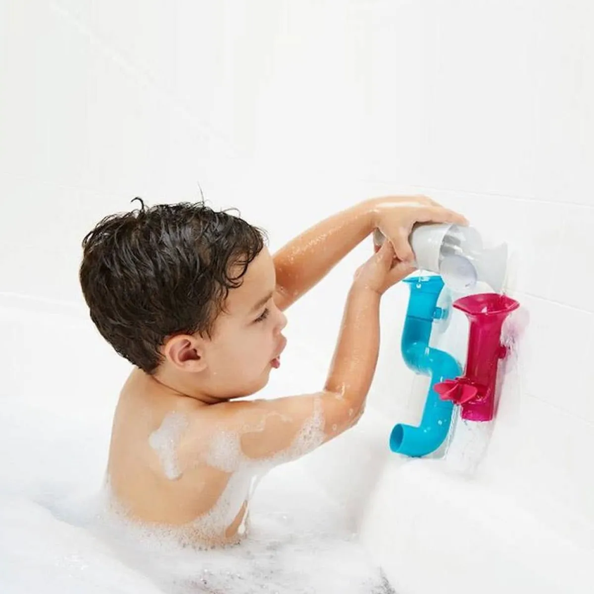 Bath Toys-Boon Inc. Tubes Building Bath Toy
