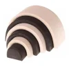 Wooden Toys-Grimm's Tunnel Monochrome (6 Piece)