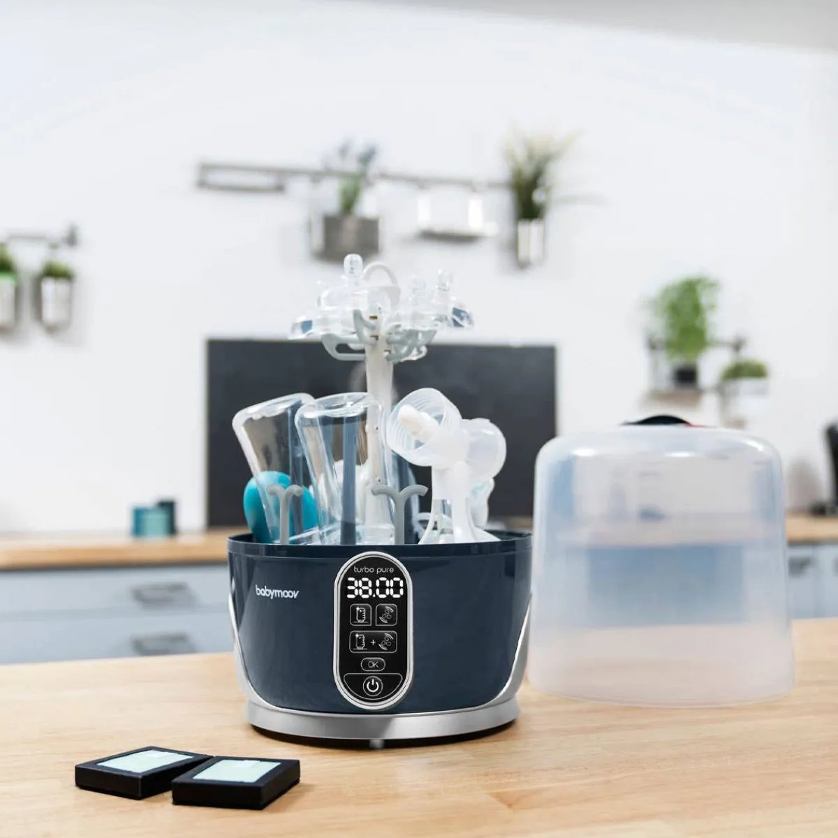 Bottle Sterilizers-BabyMoov Turbo Pure Sterilizer