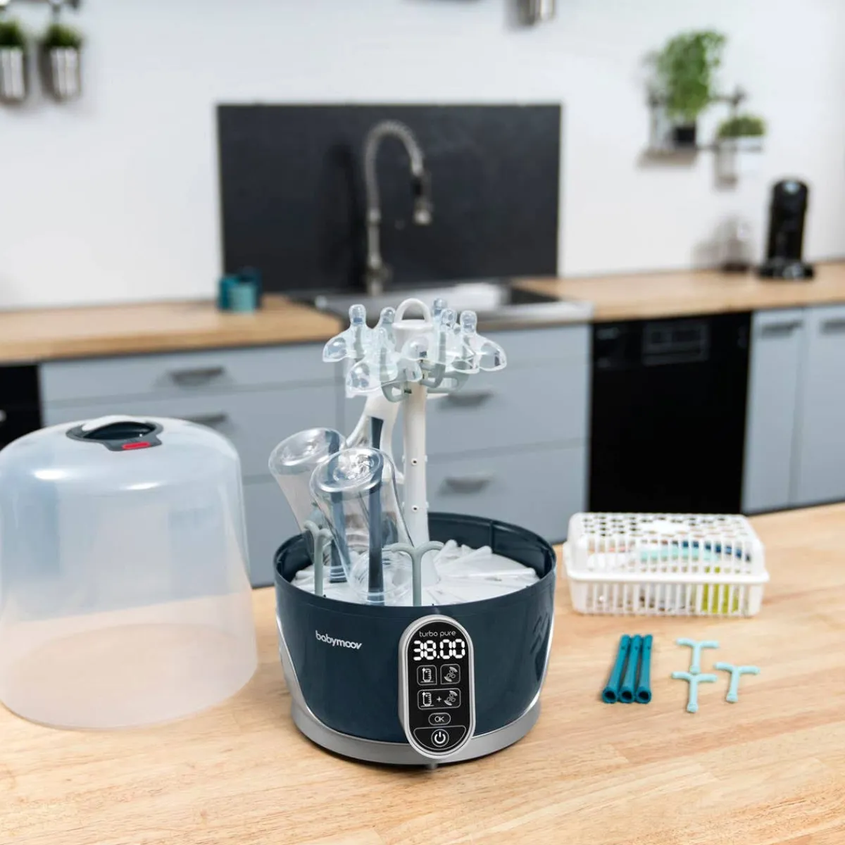 Bottle Sterilizers-BabyMoov Turbo Pure Sterilizer