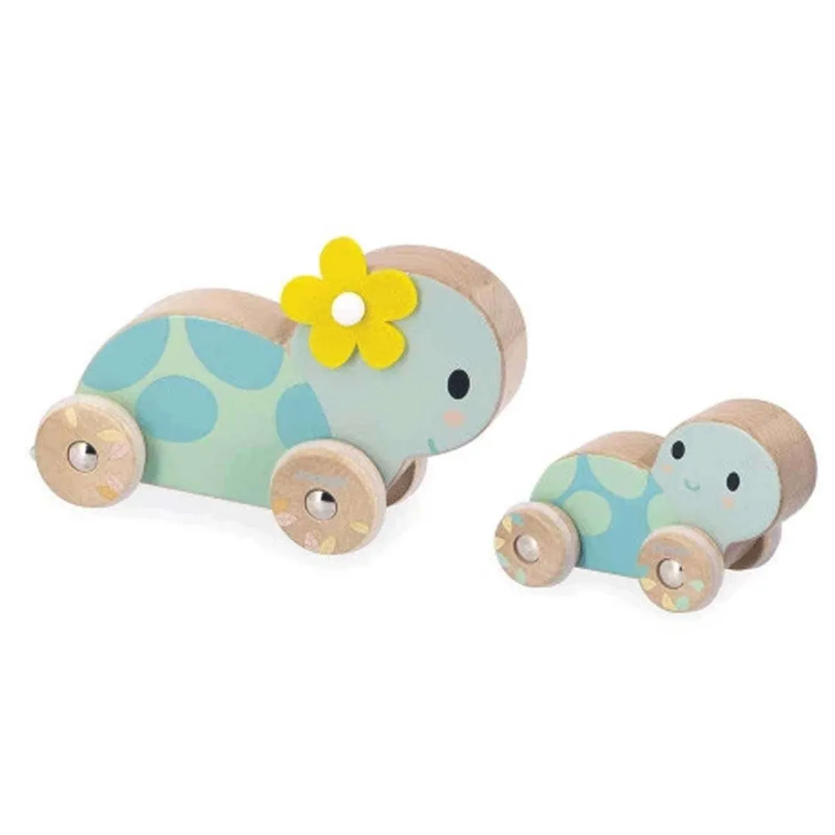 Cars + Trucks|Wooden Toys-Janod Turtles (Set of 2)