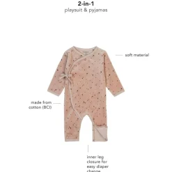 Onesies|Sleepers-Noppies U Long Sleeve Playsuit - Garibo AOP