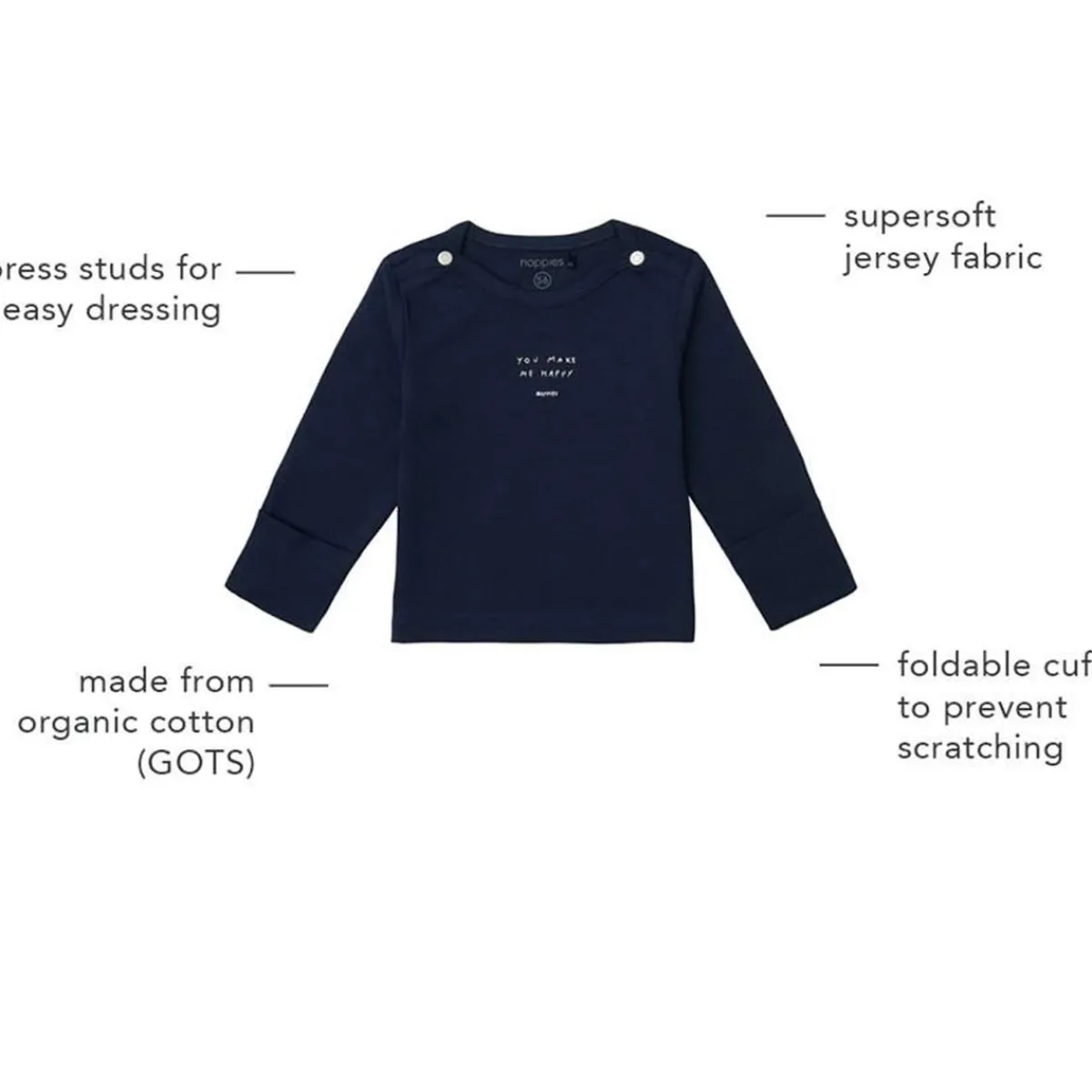 Tops + Tees-Noppies U Tee LS - Neisse