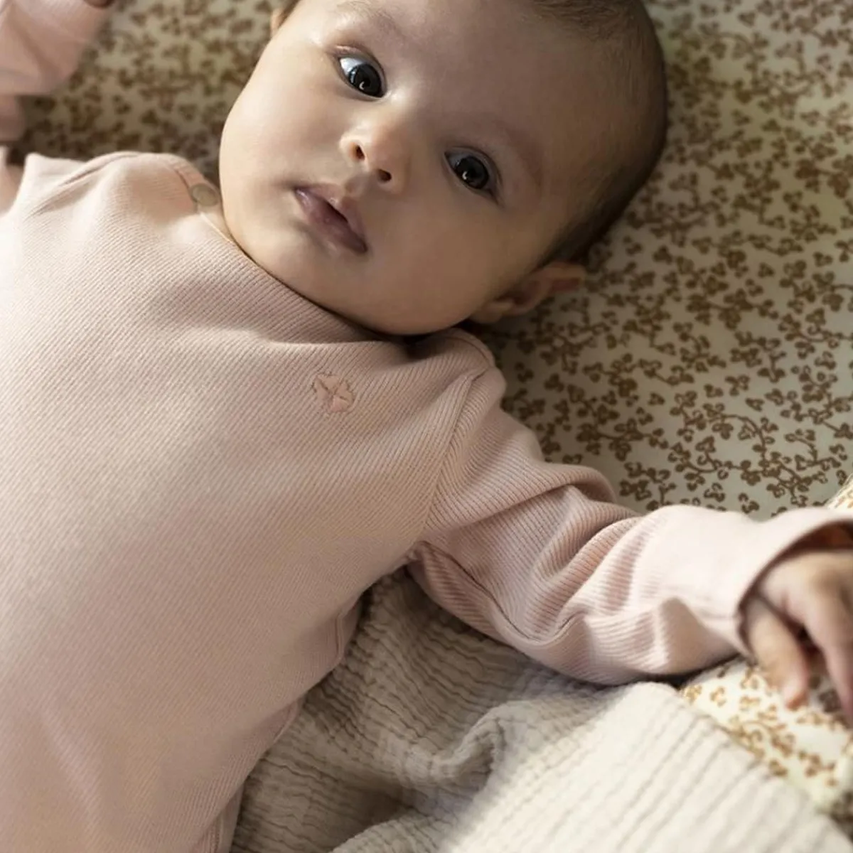 Tops + Tees-Noppies U Tee Rib LS - Natal Rose Smoke