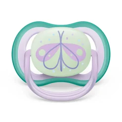 Pacifiers + Clips-Philips Avent Ultra Air Night Pacifier 0-6M (2 Pack)