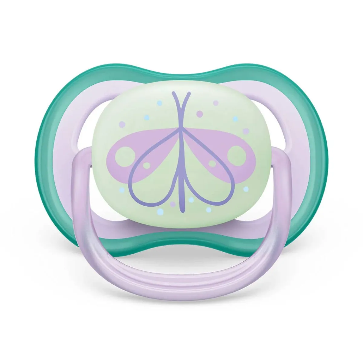 Pacifiers + Clips-Philips Avent Ultra Air Night Pacifier 0-6M (2 Pack)