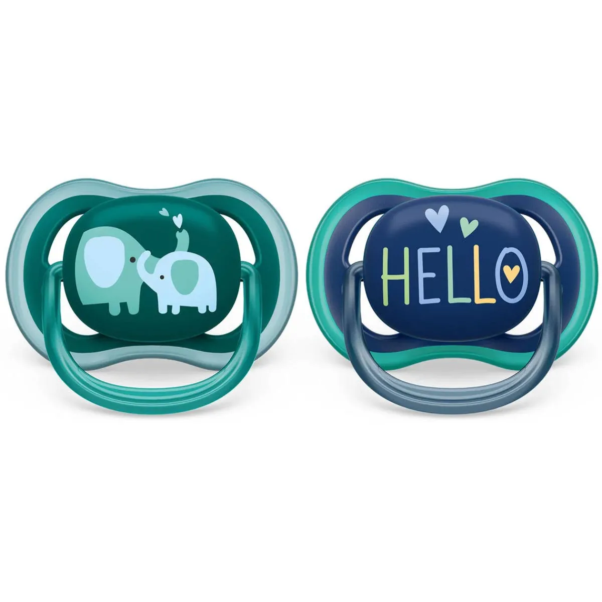 Pacifiers + Clips-Philips Avent Ultra Air Pacifier 18M+ (2 Pack)