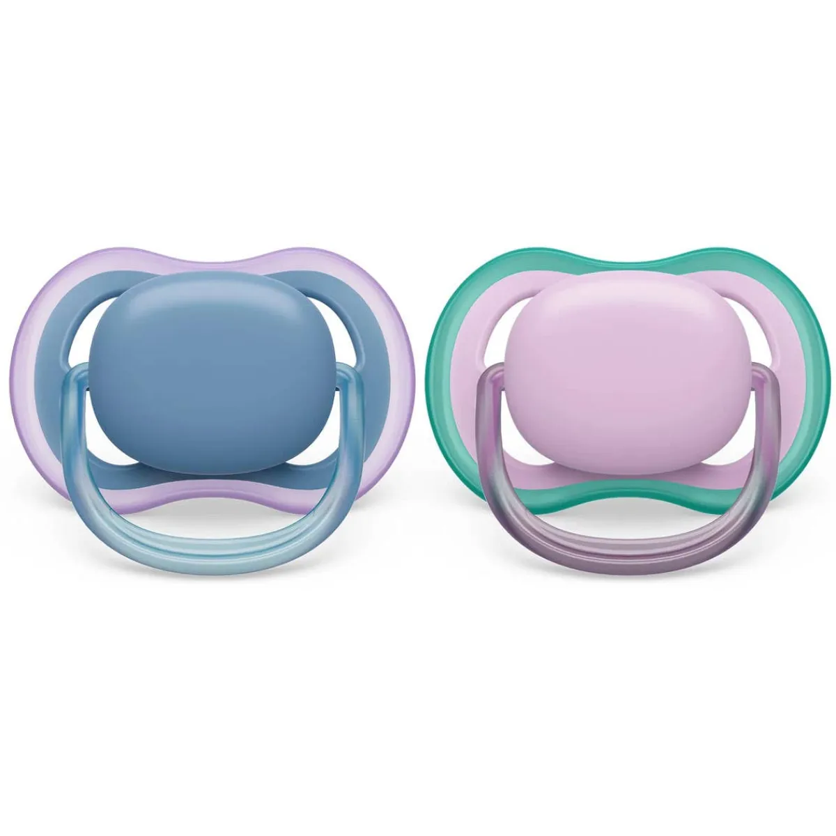 Pacifiers + Clips-Philips Avent Ultra Air Pacifier 6-18M (2 Pack)
