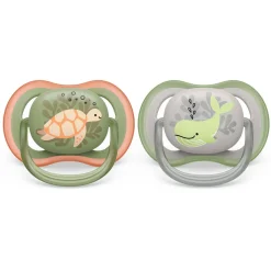Pacifiers + Clips-Philips Avent Ultra Air Pacifier 6-18M (2 Pack)