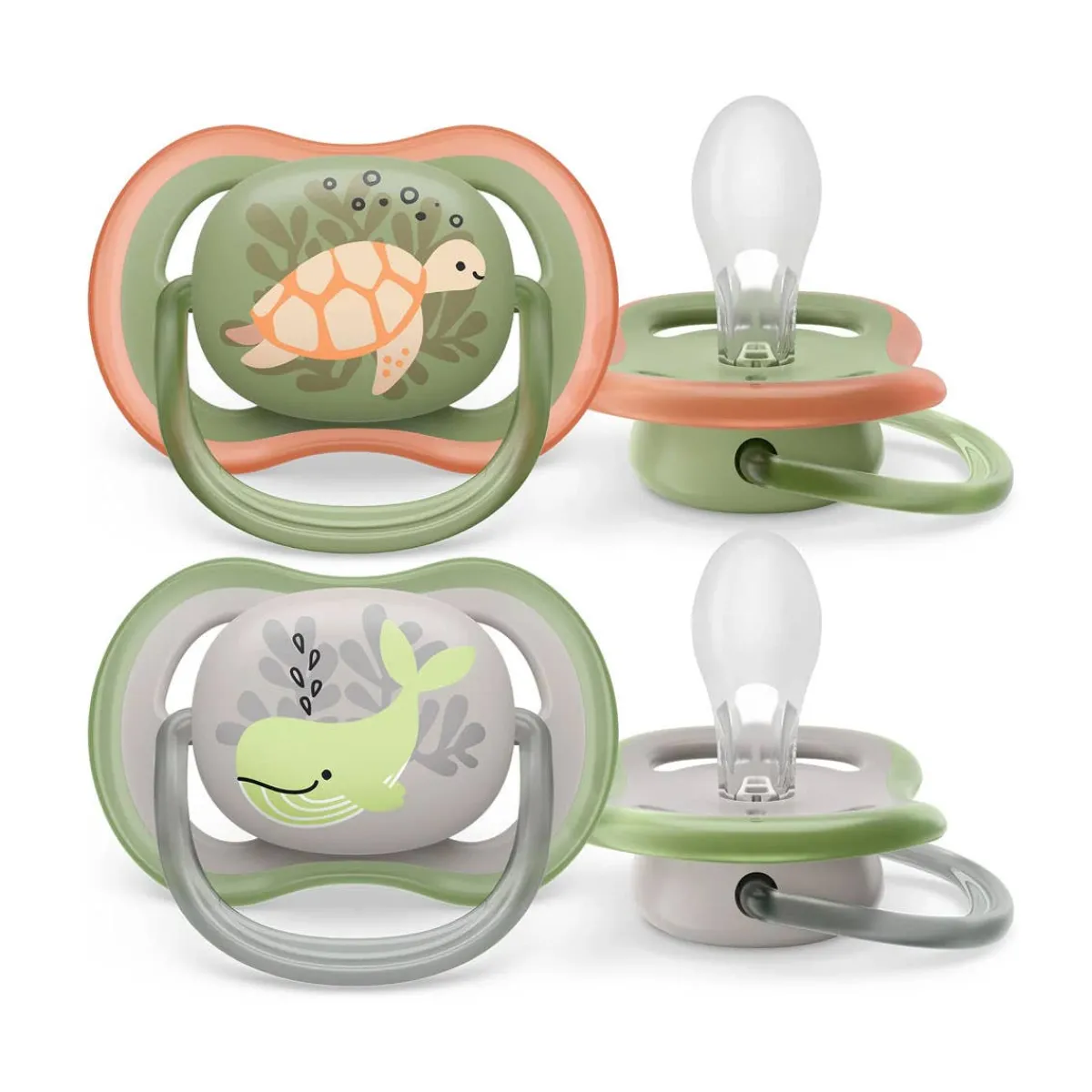 Pacifiers + Clips-Philips Avent Ultra Air Pacifier 6-18M (2 Pack)