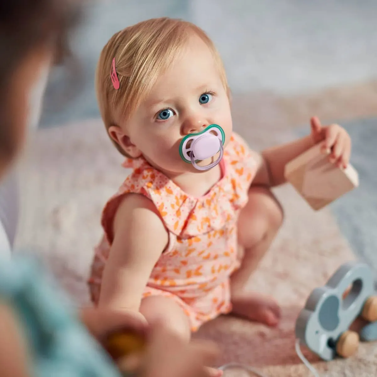 Pacifiers + Clips-Philips Avent Ultra Air Pacifier 0-6M (2 Pack)