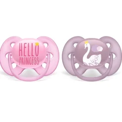Pacifiers + Clips-Philips Avent Ultra Soft Pacifier Decos 6-18M (2 Pack)