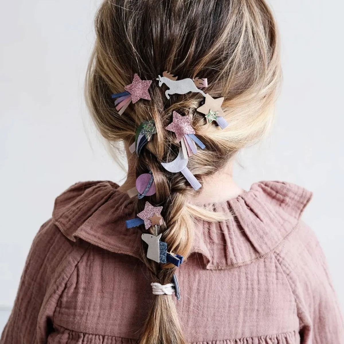 Hair Accessories-Mimi & Lula Unicorn Mini Clips