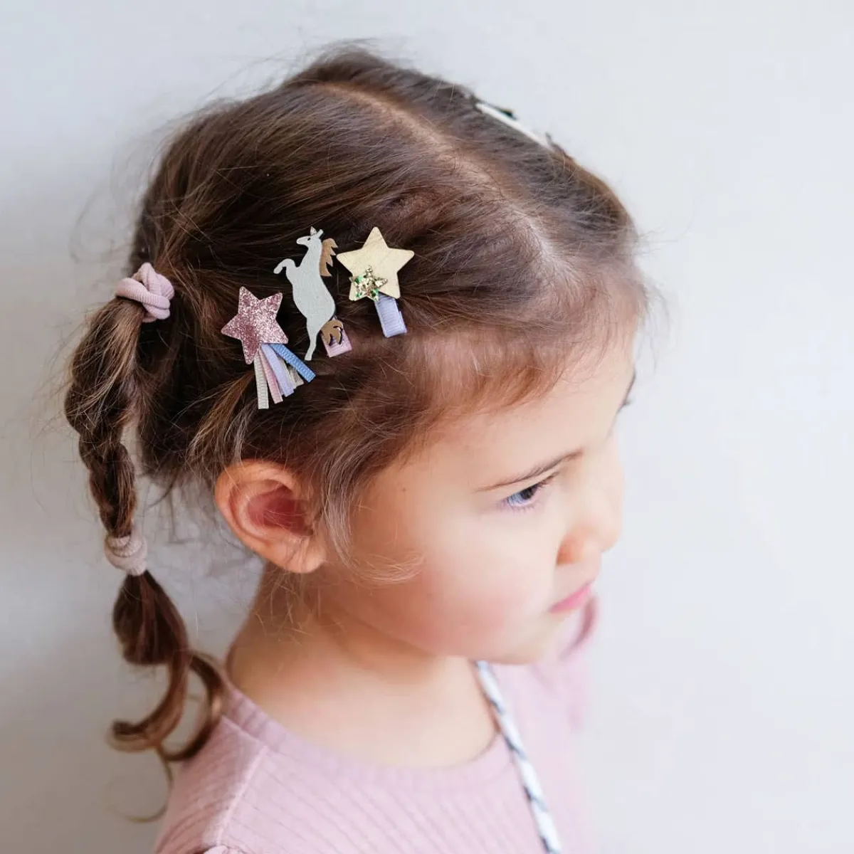 Hair Accessories-Mimi & Lula Unicorn Mini Clips