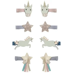 Hair Accessories-Mimi & Lula Unicorn Mini Clips