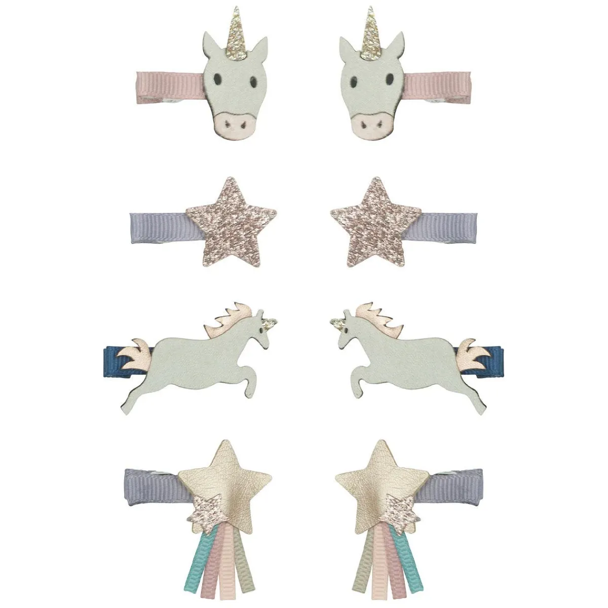 Hair Accessories-Mimi & Lula Unicorn Mini Clips