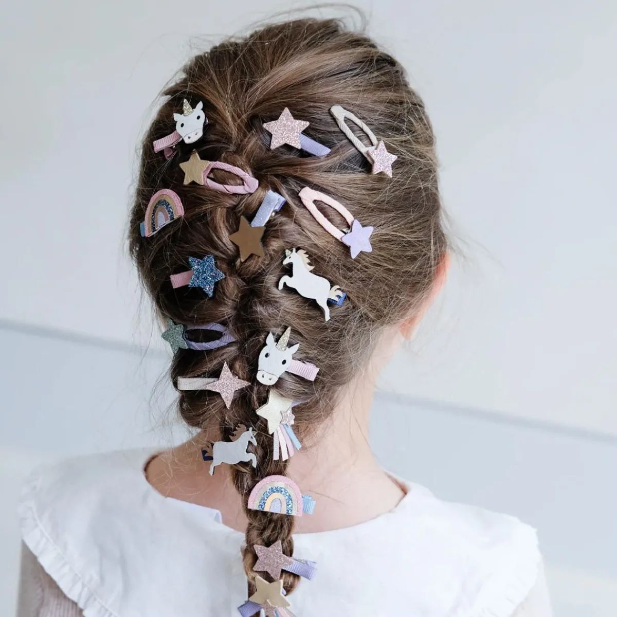 Hair Accessories-Mimi & Lula Unicorn Mini Clips