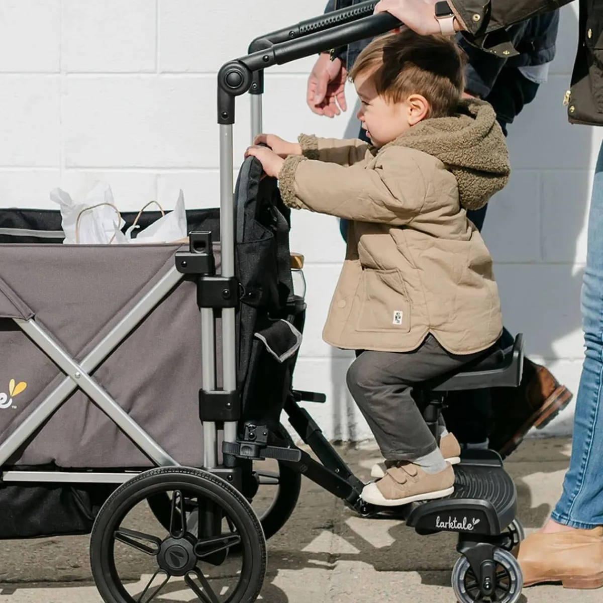 Stroller Accessories-Larktale Universal Ride-Along Stroller Board