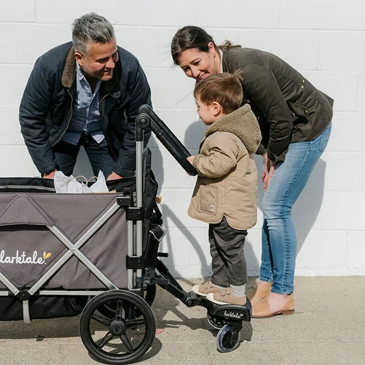 Stroller Accessories-Larktale Universal Ride-Along Stroller Board