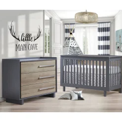 Nursery Collections|Convertible Cribs-Tulip Urban Convertible Crib & 3 Drawer