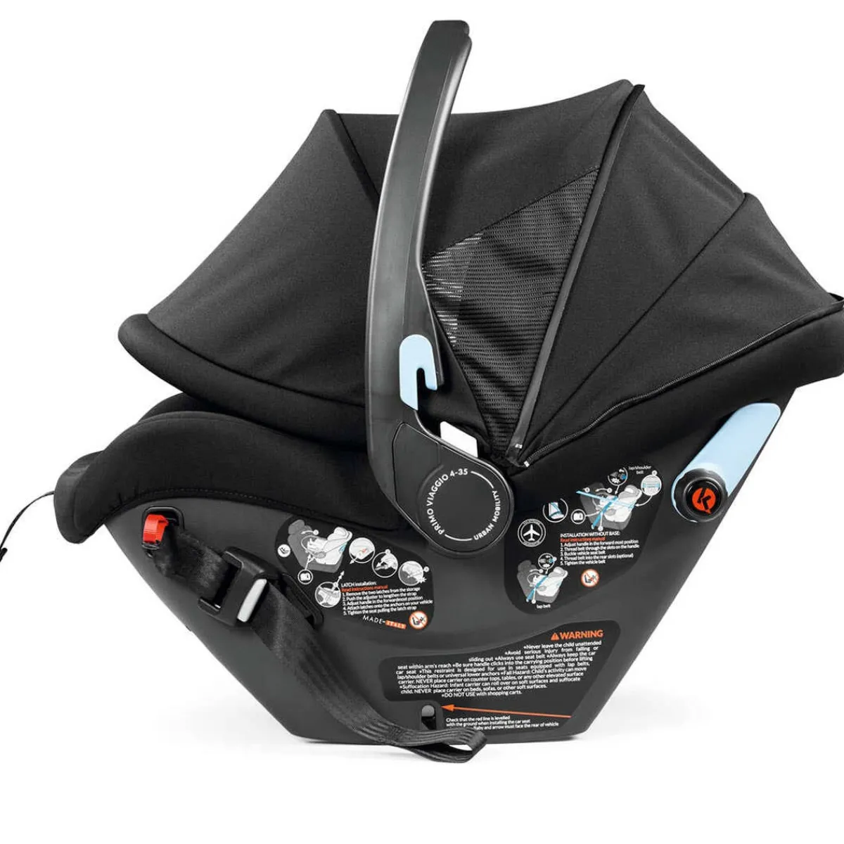 Car Seat Bases|Nfant Car Seats-Peg Perego Urban Mobility Car Seat True Black