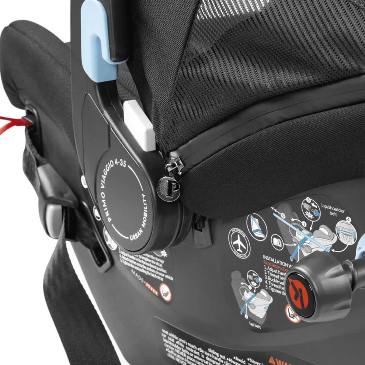 Car Seat Bases|Nfant Car Seats-Peg Perego Urban Mobility Car Seat True Black