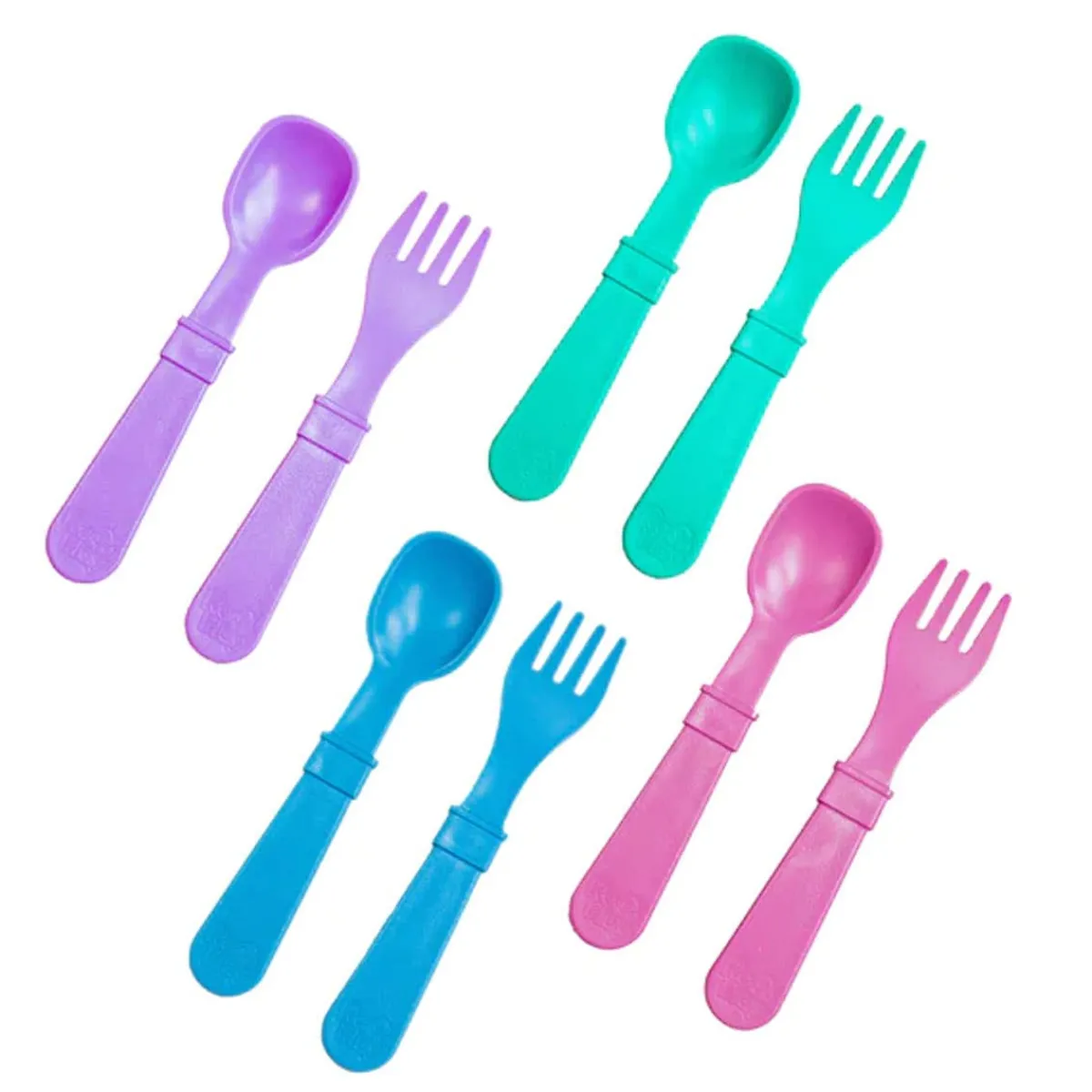 Kids Utensils|Toddler Training Utensils-Re-Play Utensils (8 Pack)