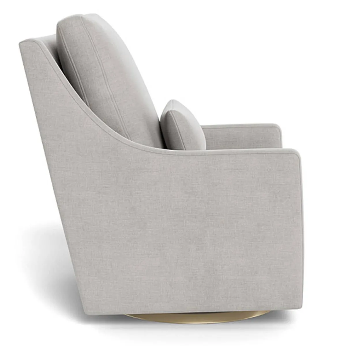 Gliders-Monte Design Vera Glider - European Fabric with Swivel Base