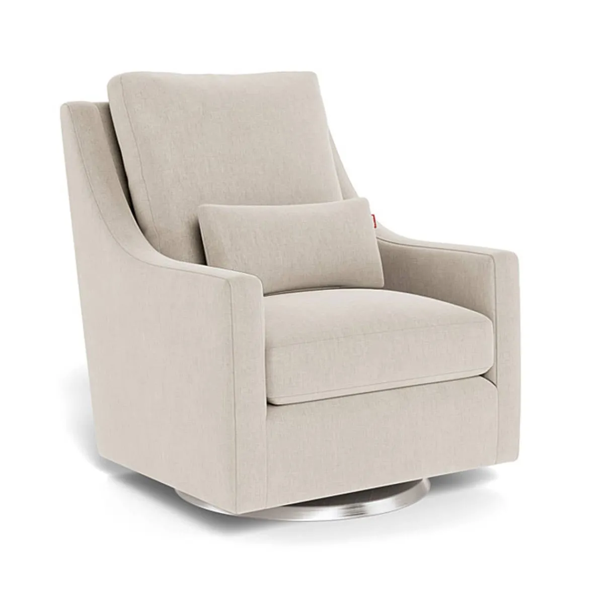 Gliders-Monte Design Vera Glider - Fabric with Swivel Base