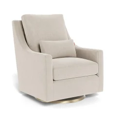 Gliders-Monte Design Vera Glider - Fabric with Swivel Base