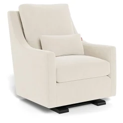 Gliders-Monte Design Vera Glider - Fabric with Espresso Base