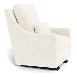 Gliders-Monte Design Vera Glider - Faux Sheepskin with Espresso Base