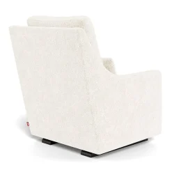 Gliders-Monte Design Vera Glider - Faux Sheepskin with Espresso Base
