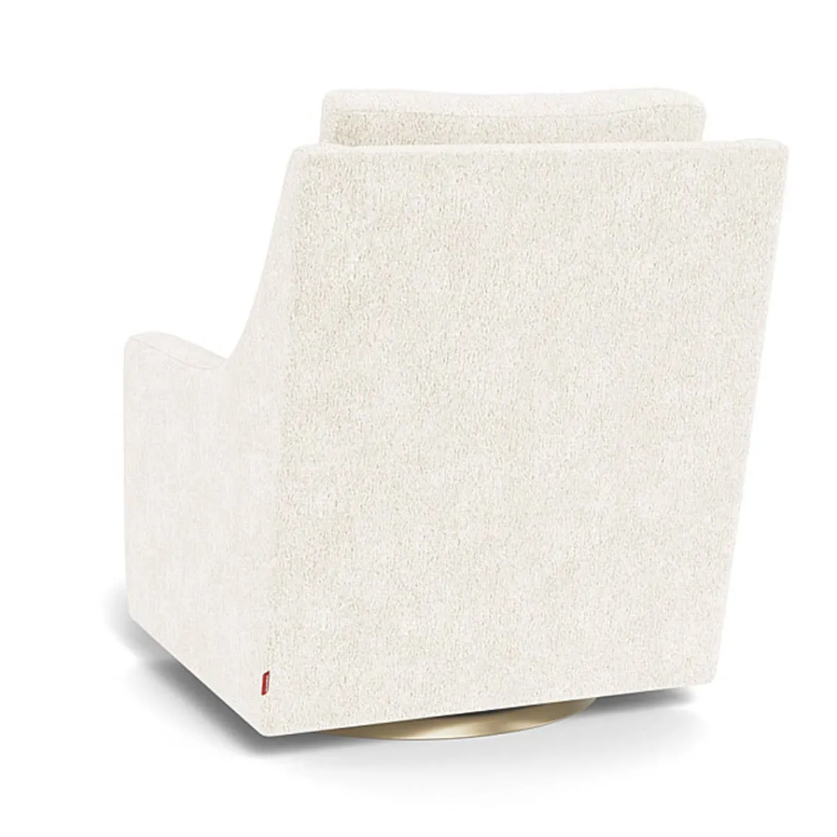 Gliders-Monte Design Vera Glider - Faux Sheepskin with Swivel Base