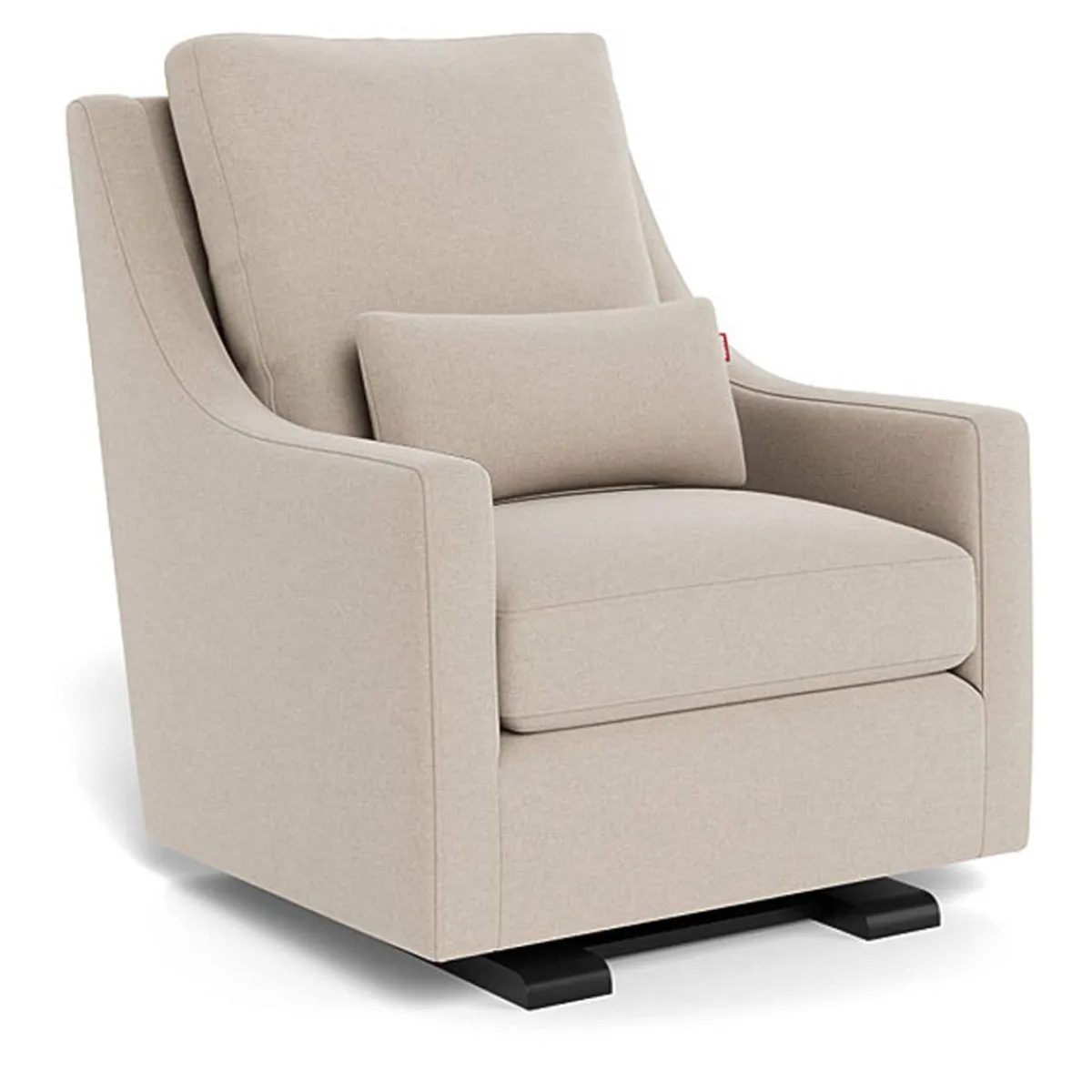 Gliders-Monte Design Vera Glider - Wool Fabric with Espresso Base