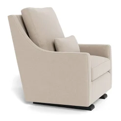 Gliders-Monte Design Vera Glider - Wool Fabric with Espresso Base