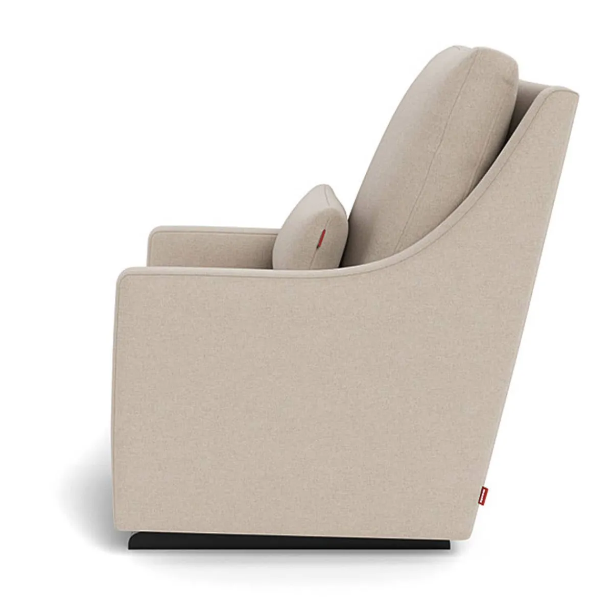 Gliders-Monte Design Vera Glider - Wool Fabric with Espresso Base