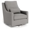 Gliders-Monte Design Vera Glider - Wool Fabric with Swivel Base
