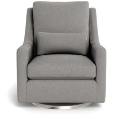 Gliders-Monte Design Vera Glider - Wool Fabric with Swivel Base