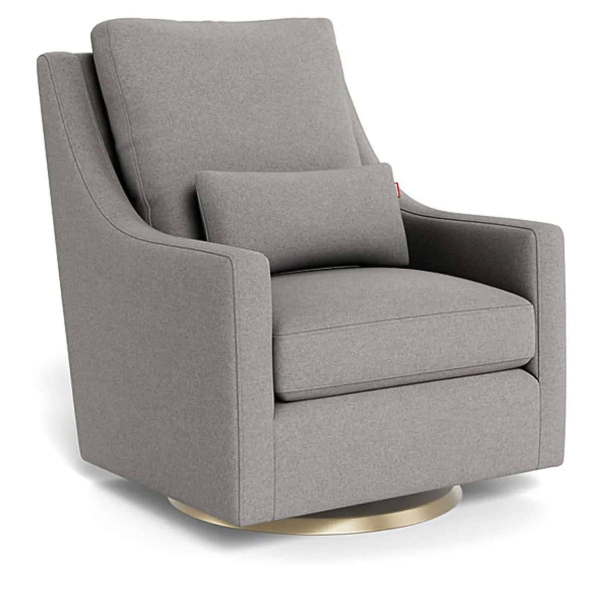 Gliders-Monte Design Vera Glider - Wool Fabric with Swivel Base