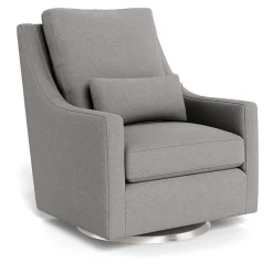 Gliders-Monte Design Vera Glider - Wool Fabric with Swivel Base