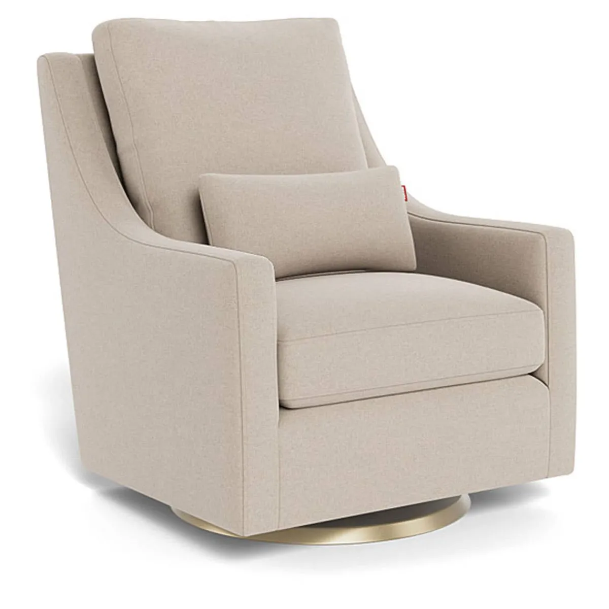 Gliders-Monte Design Vera Glider - Wool Fabric with Swivel Base